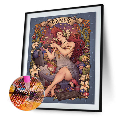 Medusa Dollmaker - Full Round Drill Diamond Painting 30*40CM