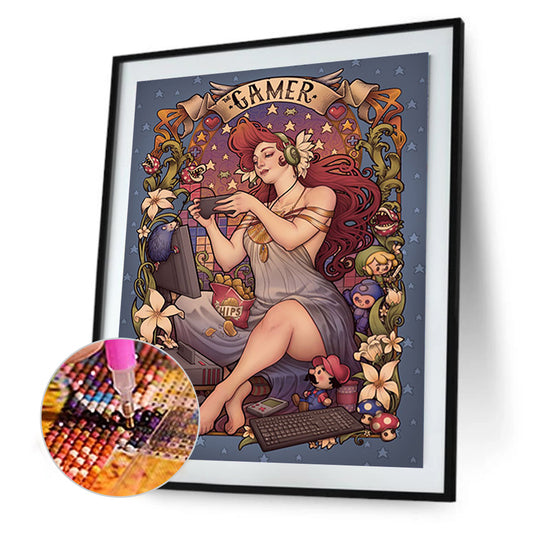 Medusa Dollmaker - Full Round Drill Diamond Painting 30*40CM