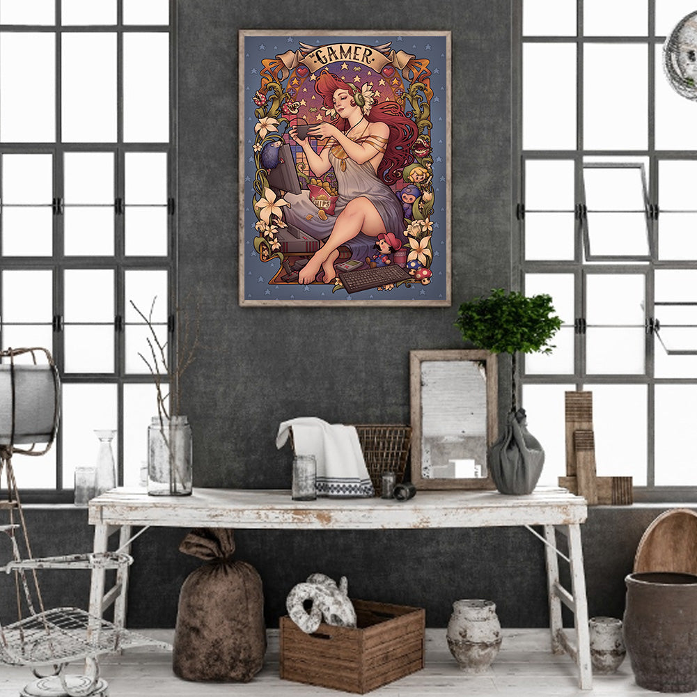 Medusa Dollmaker - Full Round Drill Diamond Painting 30*40CM