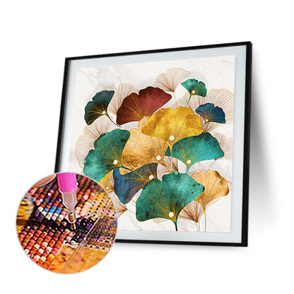 Ginkgo - Full Round Drill Diamond Painting 30*30CM