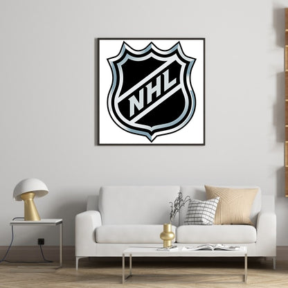 Nhl Ice Hockey Logo - Full Round Drill Diamond Painting 30*30CM