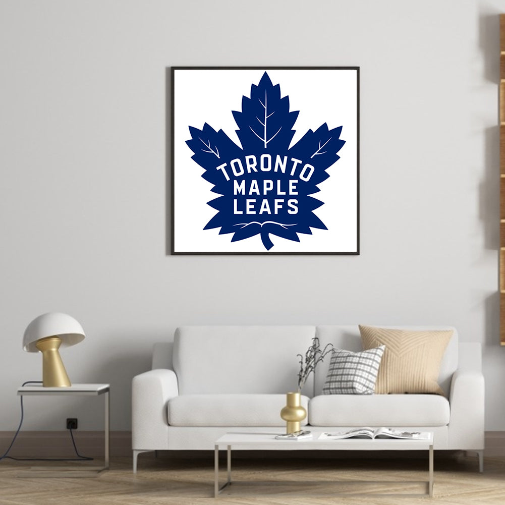 Toronto Maple Leafs Hockey Team Logo - Full Round Drill Diamond Painting 30*30CM