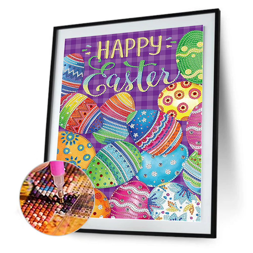 Easter Egg - Special Shaped Drill Diamond Painting 30*40CM – ColorfulDiy