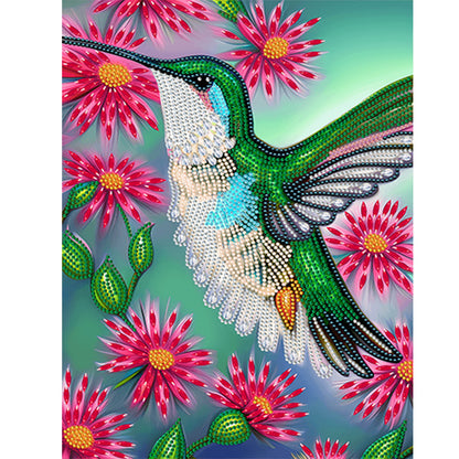 Hummingbird - Full Round Drill Diamond Painting 30*40CM