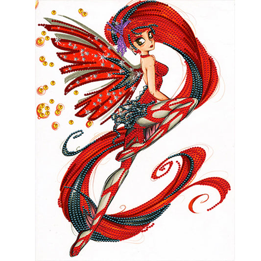 Fairy - Special Shaped Drill Diamond Painting 30*40CM