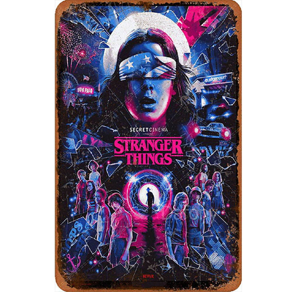 Stranger Things - Full Round Drill Diamond Painting 30*50CM