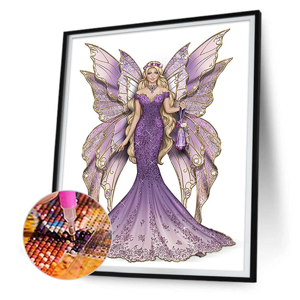 Angel - Full Round Drill Diamond Painting 30*40CM