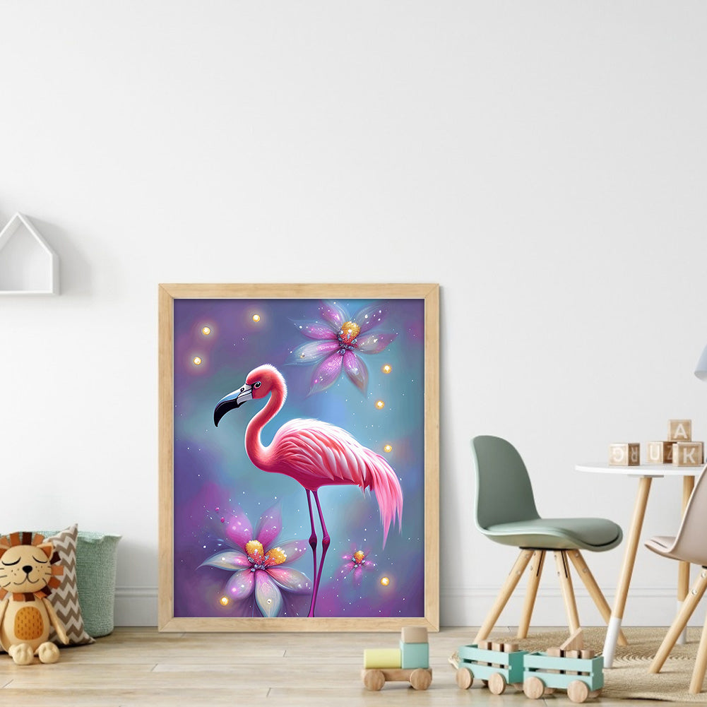 Flamingo - Full Round Drill Diamond Painting 30*40CM