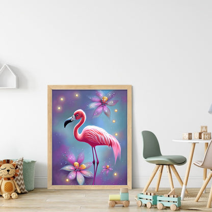 Flamingo - Full Round Drill Diamond Painting 30*40CM