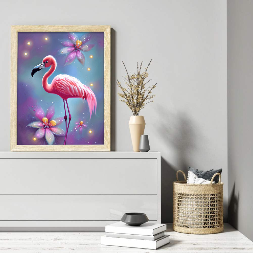 Flamingo - Full Round Drill Diamond Painting 30*40CM