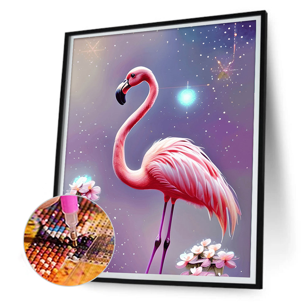 Flamingo - Full Round Drill Diamond Painting 30*40CM