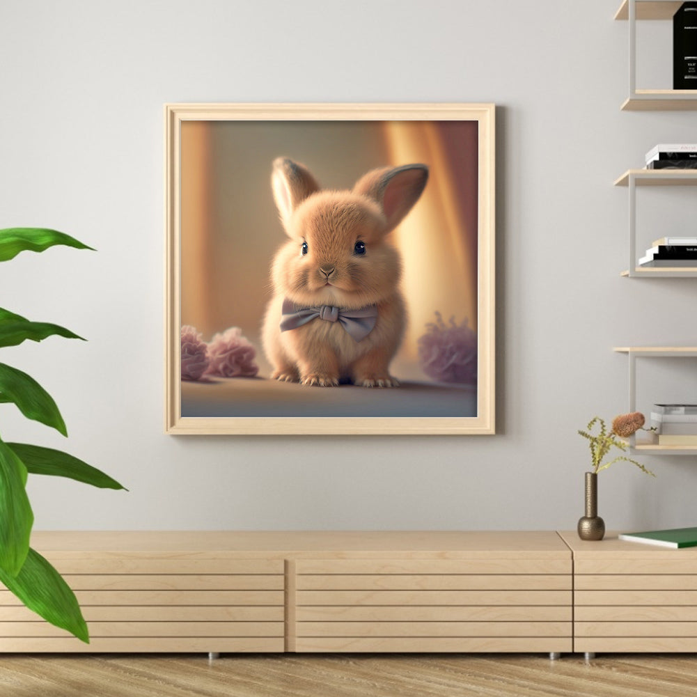 Bunny - Full Round Drill Diamond Painting 30*30CM