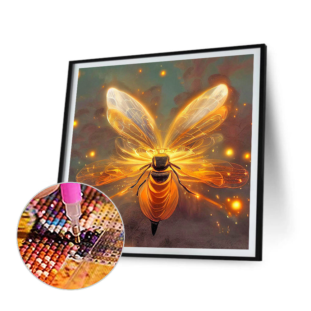 Bee - Full Round Drill Diamond Painting 30*30CM