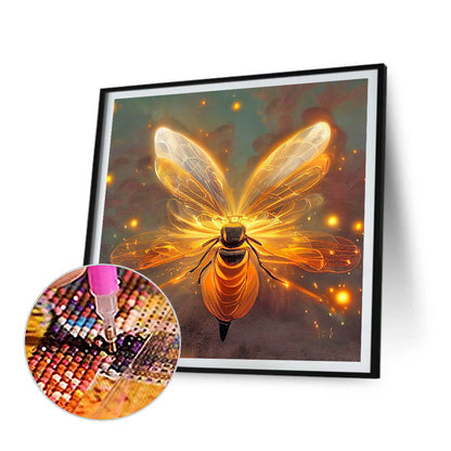 Bee - Full Round Drill Diamond Painting 30*30CM