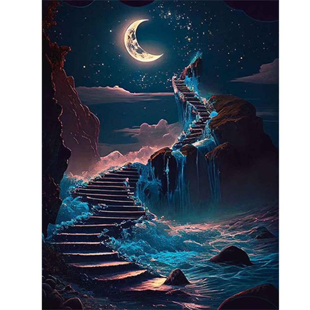 Road To Sky - Full Square Drill Diamond Painting 40*50CM