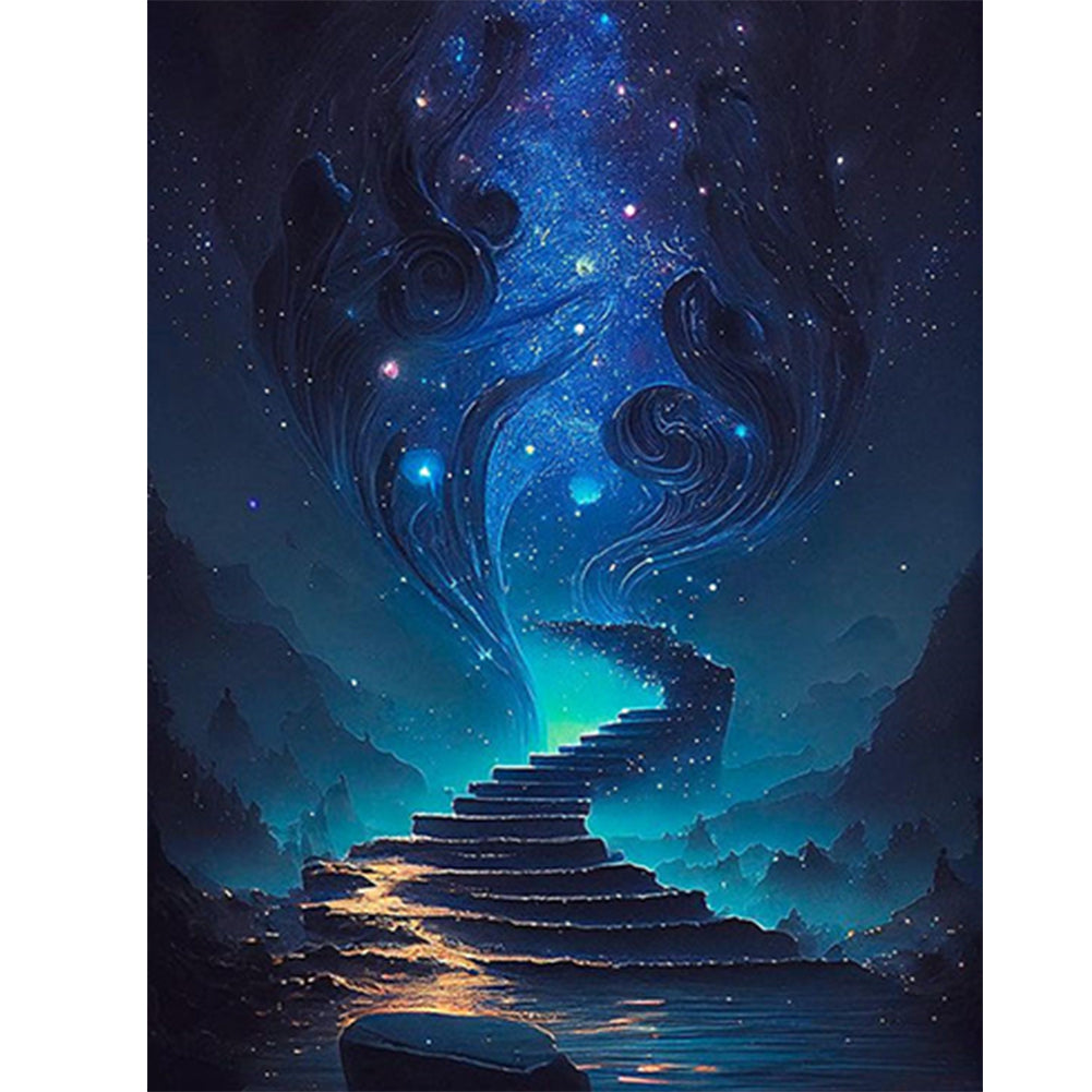 Road To Sky - Full Square Drill Diamond Painting 40*50CM