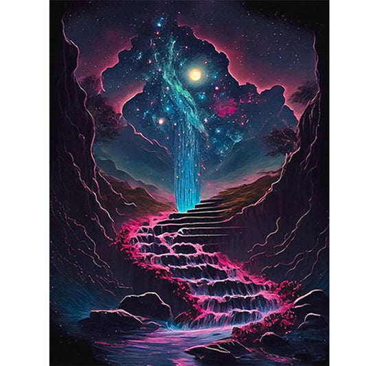 Road To Sky - Full Square Drill Diamond Painting 40*50CM