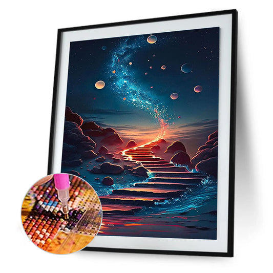 Road To Sky - Full Square Drill Diamond Painting 40*50CM