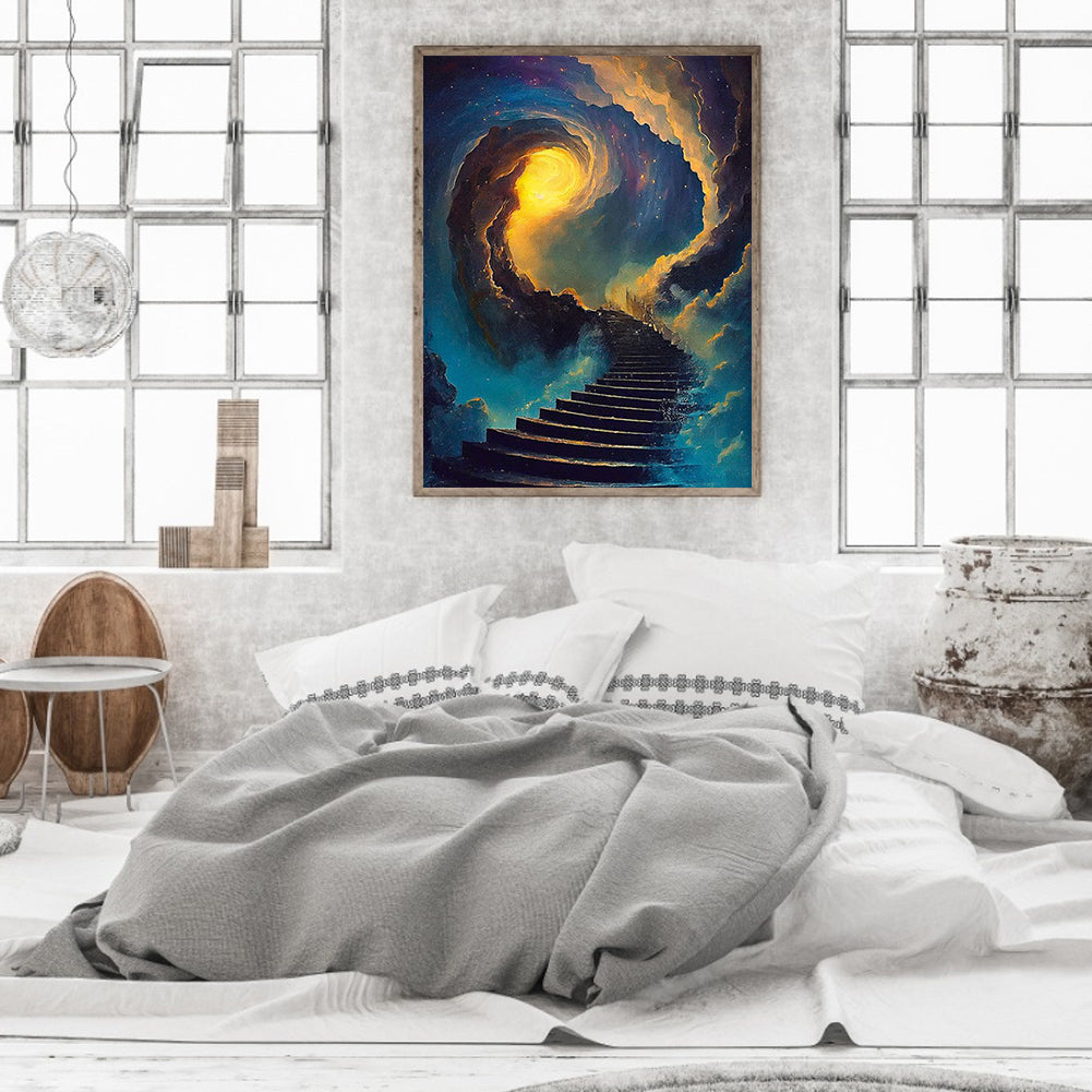 Road To Sky - Full Square Drill Diamond Painting 40*50CM