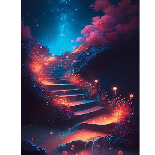 Road To Sky - Full Square Drill Diamond Painting 40*50CM