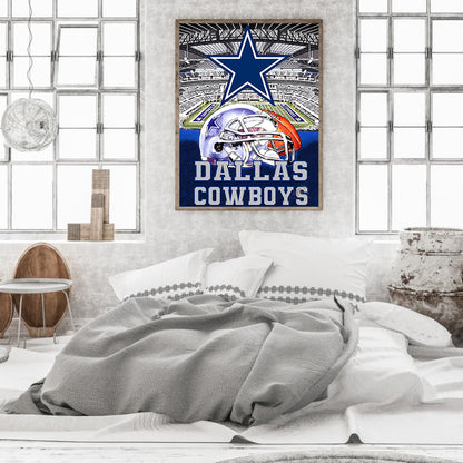 American Football Field - Full Square Drill Diamond Painting 30*40CM