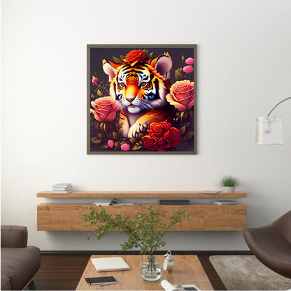 Tiger - Full Round Drill Diamond Painting 35*35CM