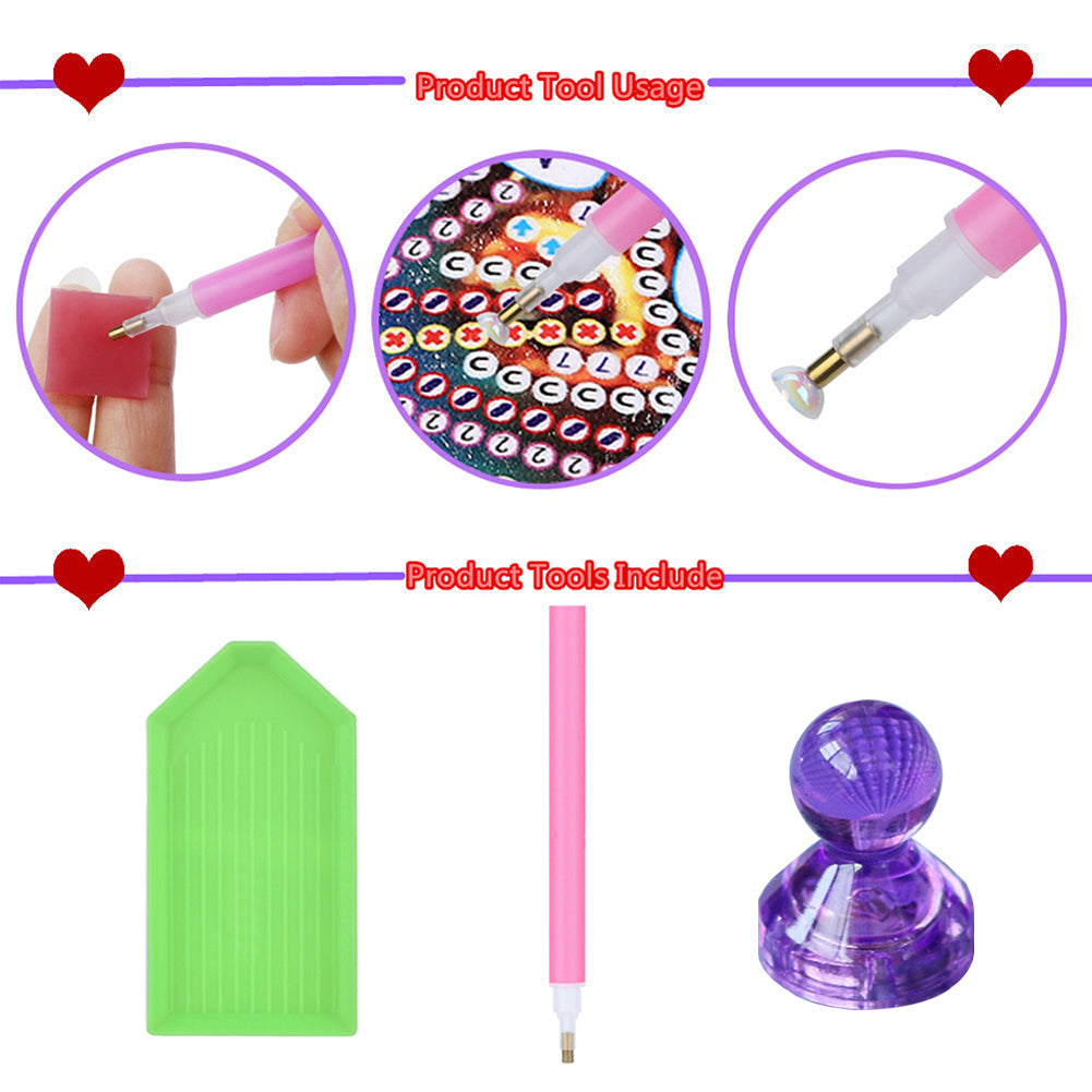 DIY Cross Stitch Cover Holder Art Accessories Tools Plastic for Diamond Painting