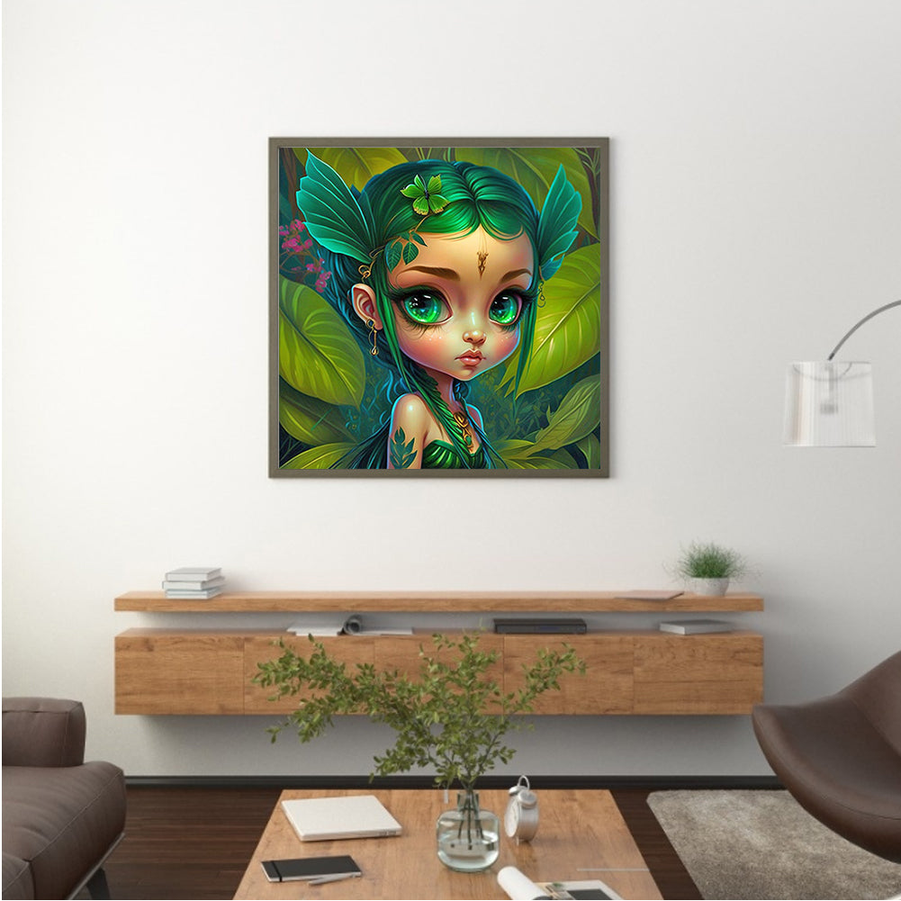 Elf Girl - Full Round Drill Diamond Painting 30*30CM