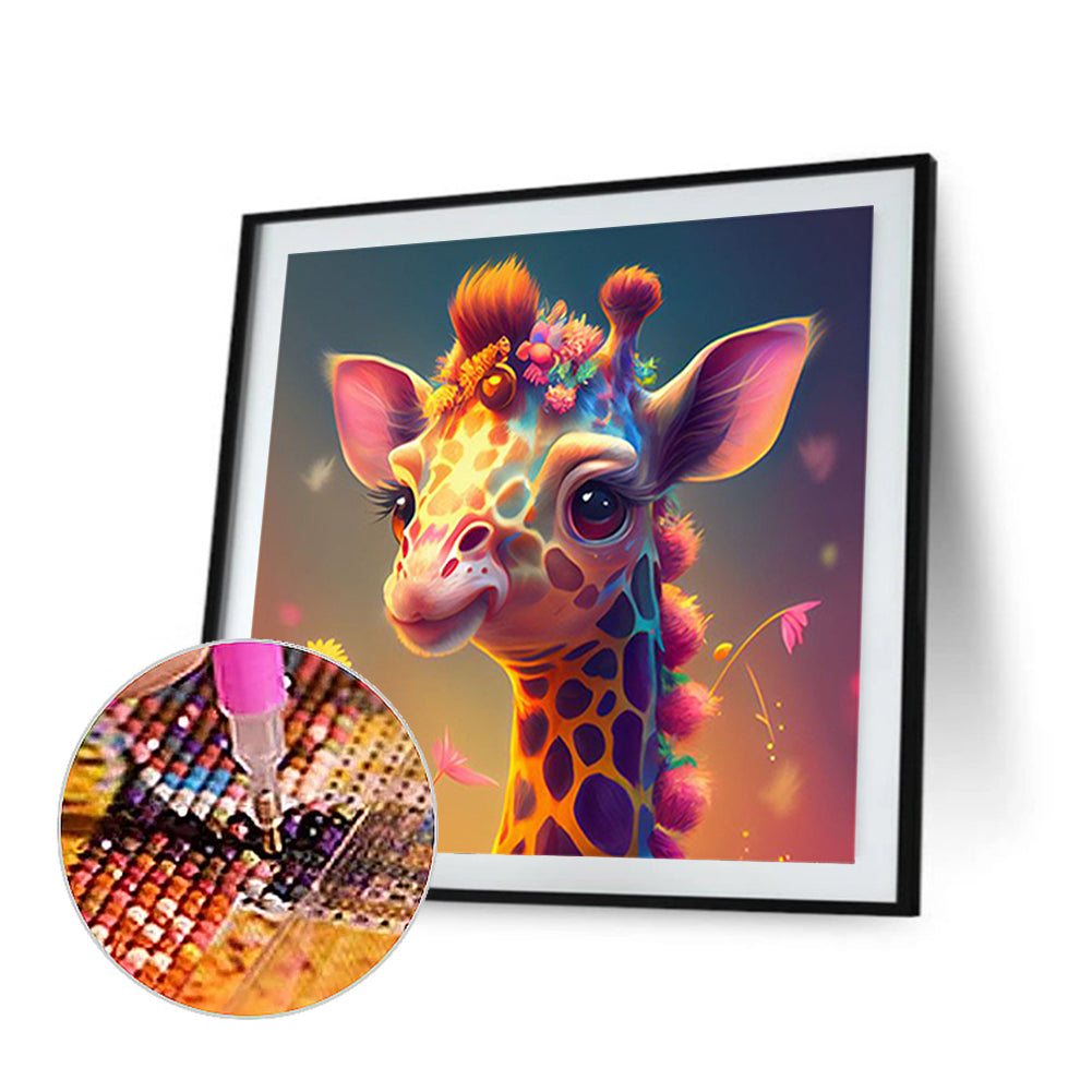 Giraffe - Full Square Drill Diamond Painting 40*40CM