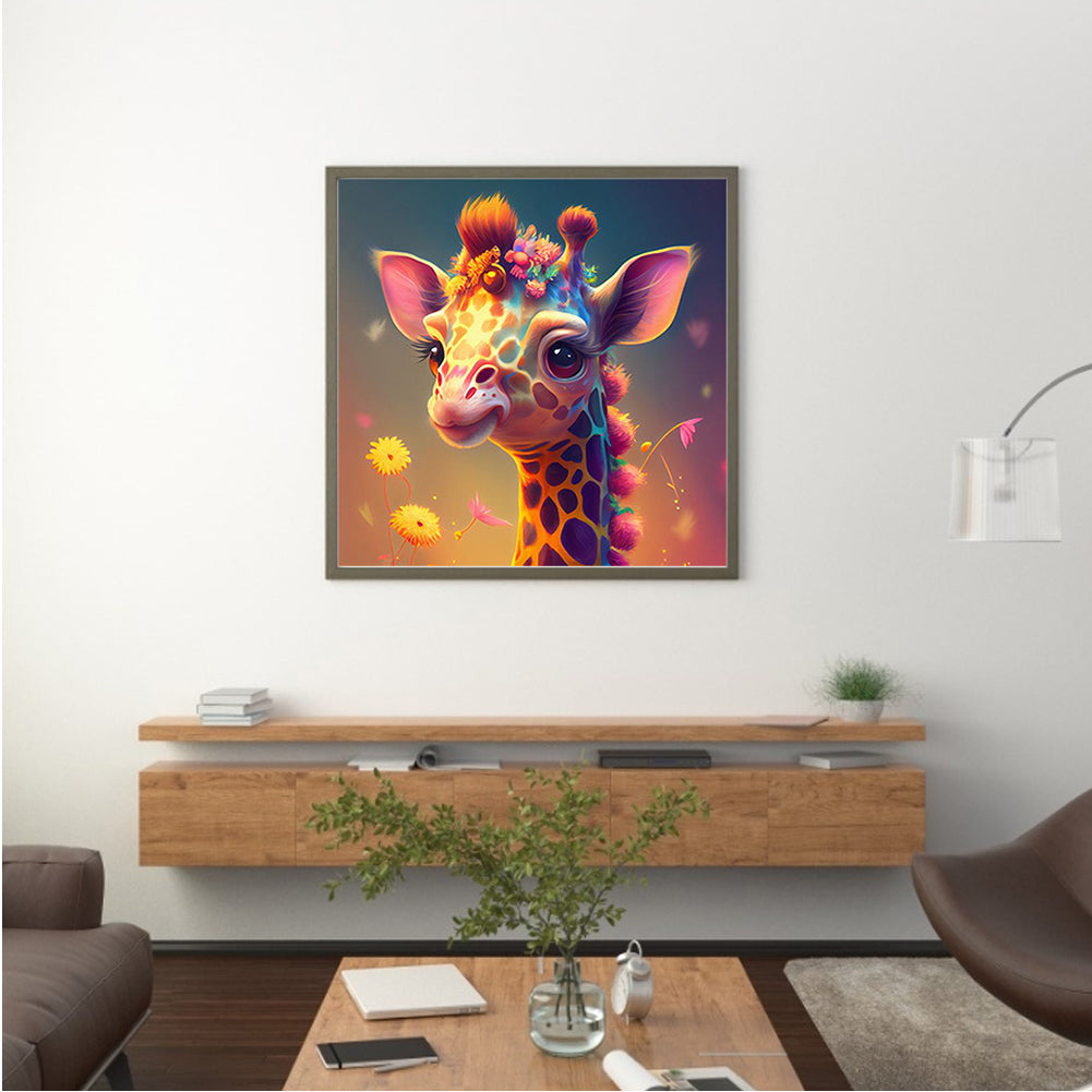 Giraffe - Full Square Drill Diamond Painting 40*40CM