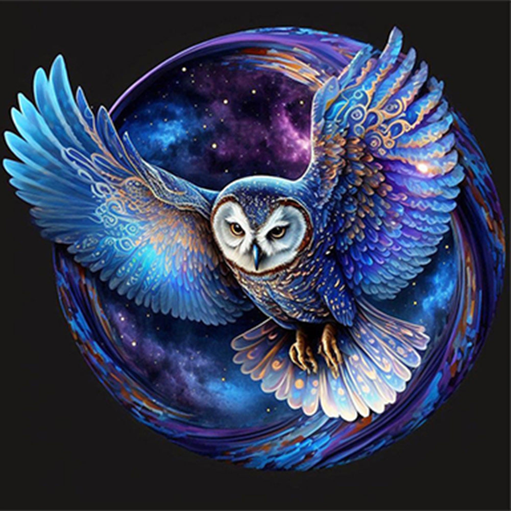 Owl - Full Square Drill Diamond Painting 40*40CM