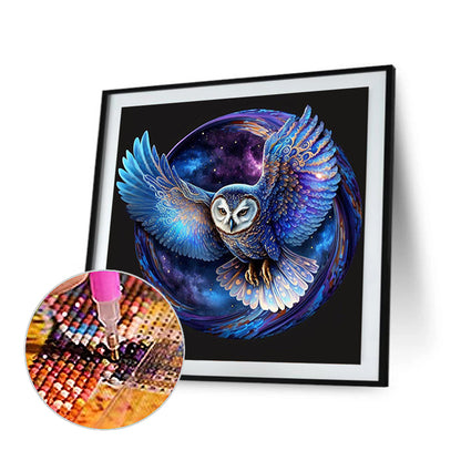 Owl - Full Square Drill Diamond Painting 40*40CM