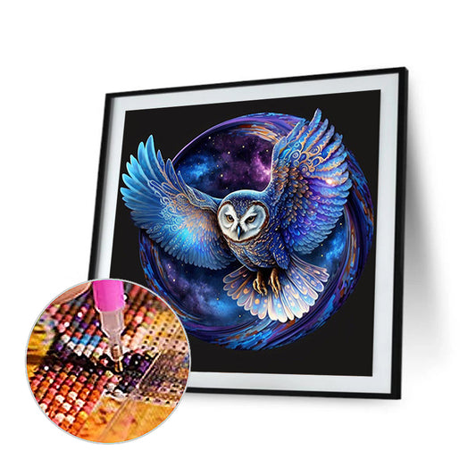 Owl - Full Square Drill Diamond Painting 40*40CM