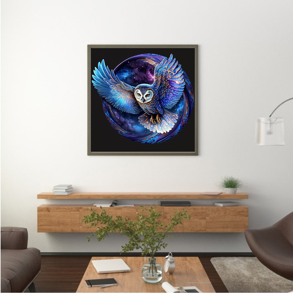 Owl - Full Square Drill Diamond Painting 40*40CM