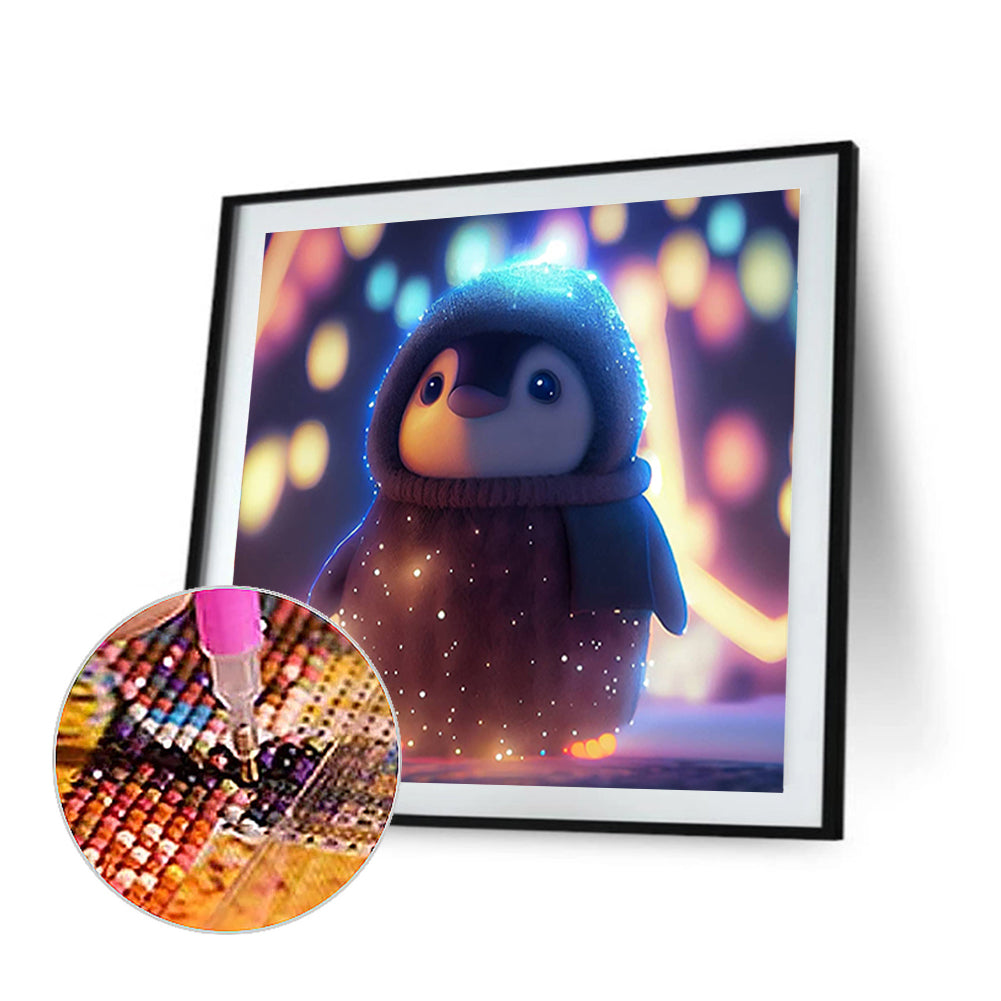 Little Penguin - Full Round Drill Diamond Painting 30*30CM