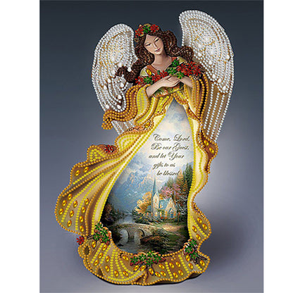 Elegant Lady - Special Shaped Drill Diamond Painting 30*40CM