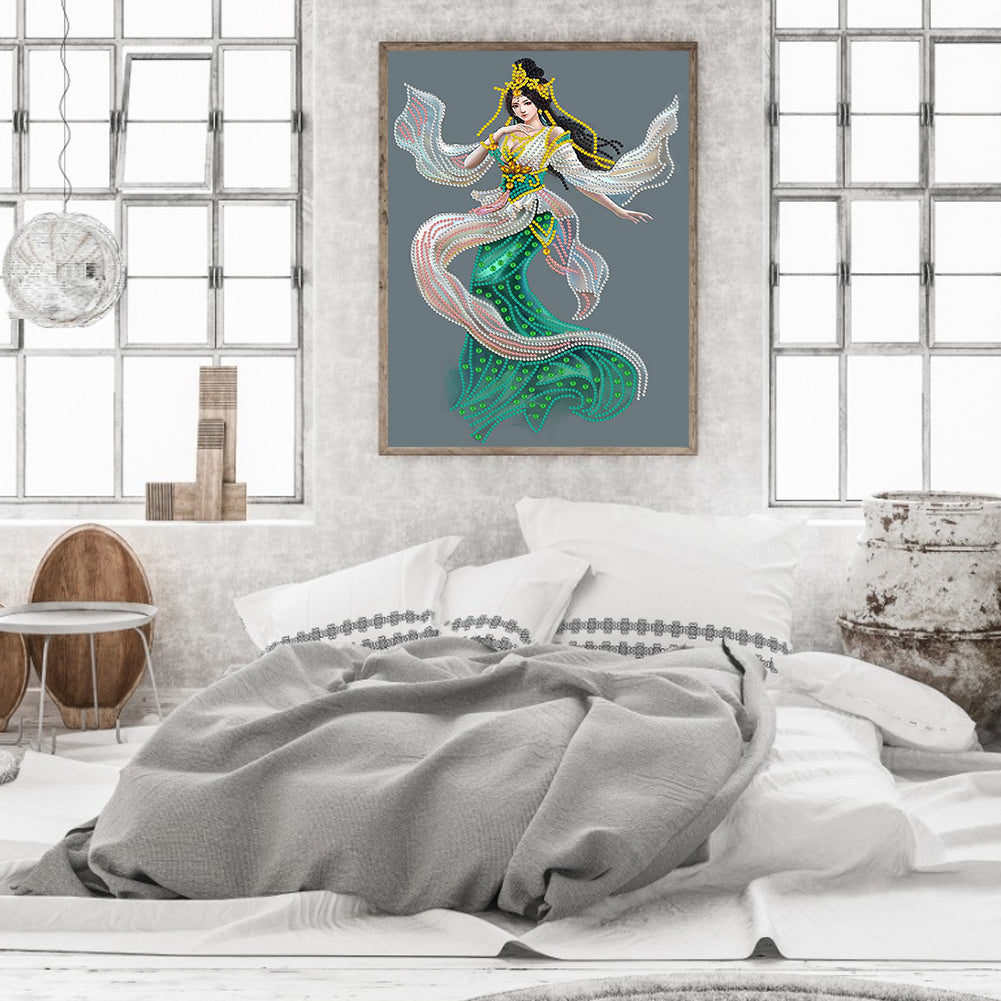 Elegant Lady - Special Shaped Drill Diamond Painting 30*40CM