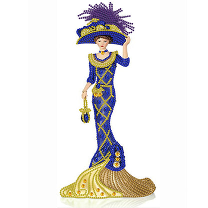 Elegant Lady - Special Shaped Drill Diamond Painting 30*40CM