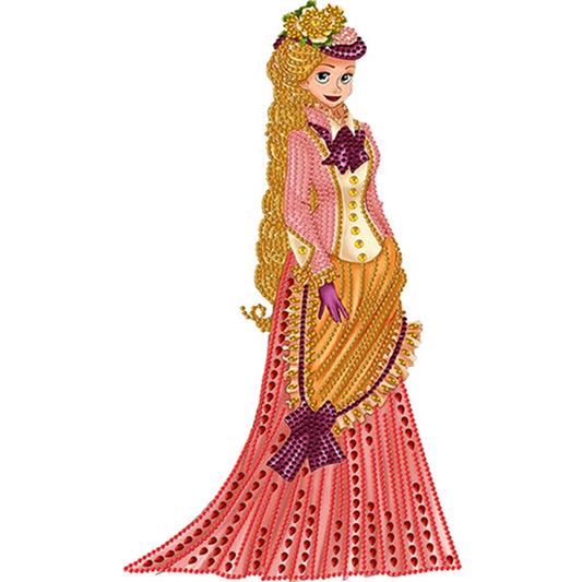 Elegant Lady - Special Shaped Drill Diamond Painting 30*40CM