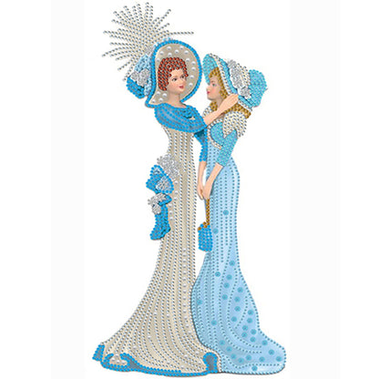 Elegant Lady - Special Shaped Drill Diamond Painting 30*40CM