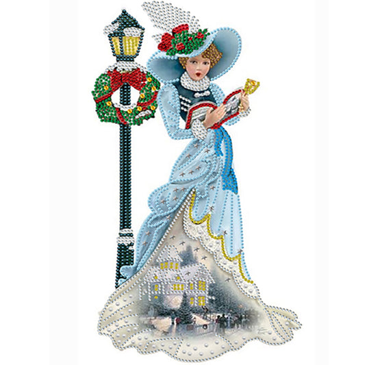 Elegant Lady - Special Shaped Drill Diamond Painting 30*40CM