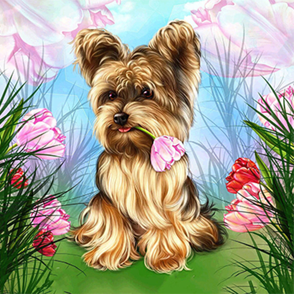 The Dog - Full Square Drill Diamond Painting 30*30CM