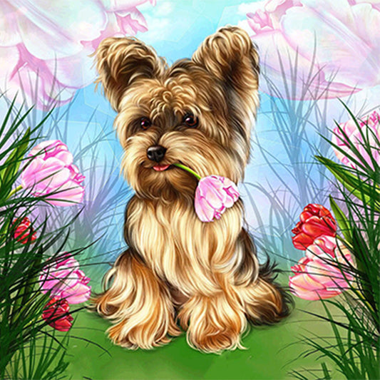 The Dog - Full Square Drill Diamond Painting 30*30CM