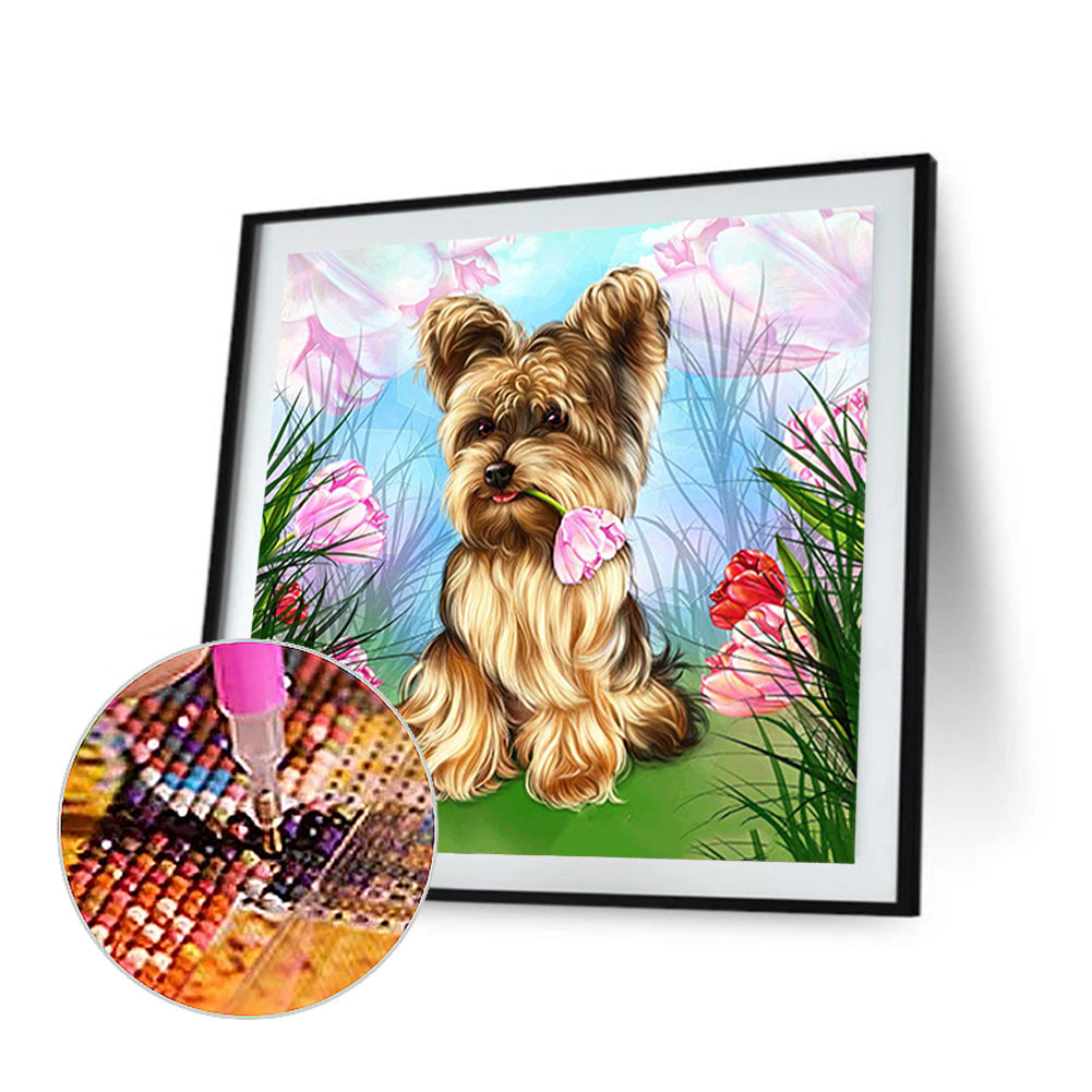 The Dog - Full Square Drill Diamond Painting 30*30CM