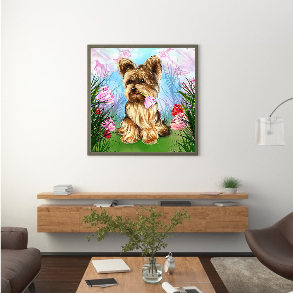 The Dog - Full Square Drill Diamond Painting 30*30CM