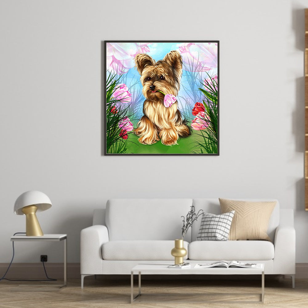 The Dog - Full Square Drill Diamond Painting 30*30CM