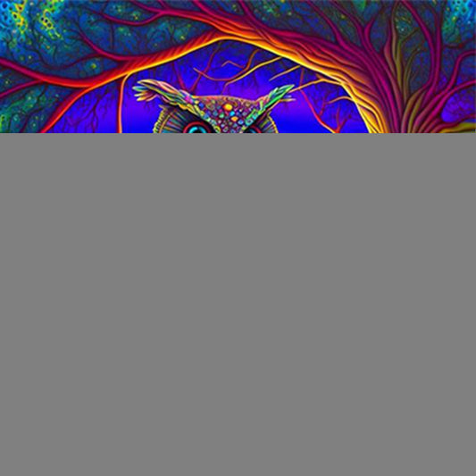 Night Owl - Full Round Drill Diamond Painting 30*30CM