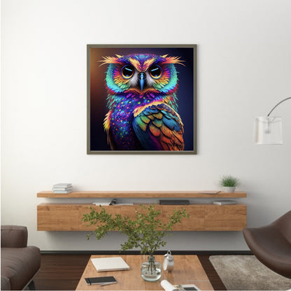 Night Owl - Full Round Drill Diamond Painting 30*30CM