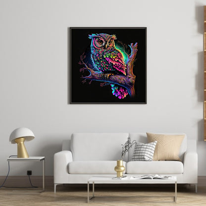 Night Owl - Full Round Drill Diamond Painting 30*30CM