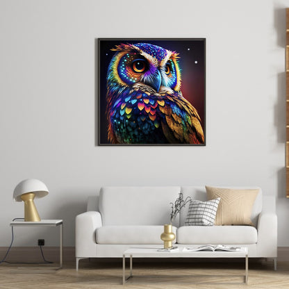Night Owl - Full Round Drill Diamond Painting 30*30CM